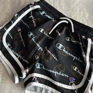 5 for $25 - Champion Black Logo Shorts